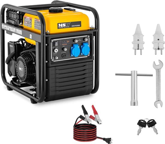 IMOTO Stroomgenerator Benzine – 5500W, 230/380V, één- En Driefase, 15 Liter Tank, Trekstarter, Voor Camping En Bouw