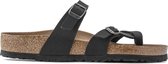 Birkenstock Mayari Dames Slippers Black Regular-fit | Zwart | Imitatieleer | Maat 39 | 1021176