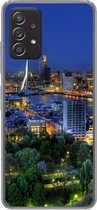 Geschikt voor Samsung Galaxy A53 5G hoesje - Rotterdam - Nederland - Skyline - Siliconen Telefoonhoesje