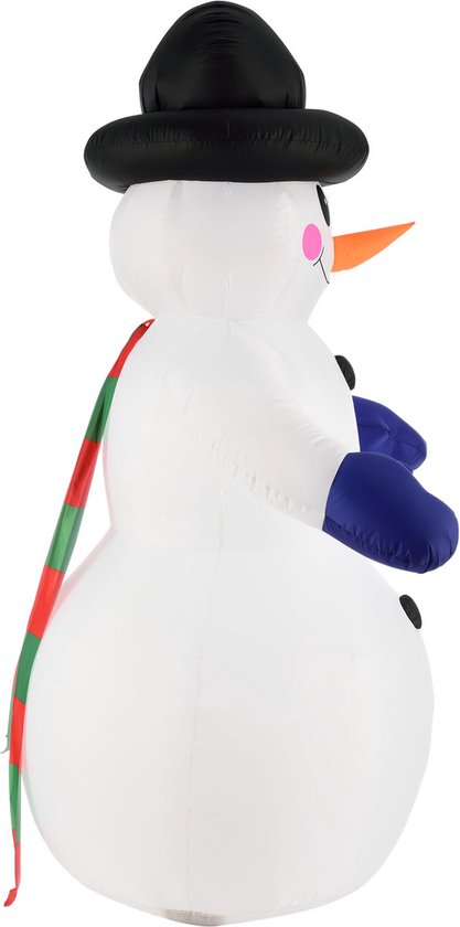 VIDAXL Bonhomme de neige gonflable avec LED IP44 450 cm XXL pas cher 
