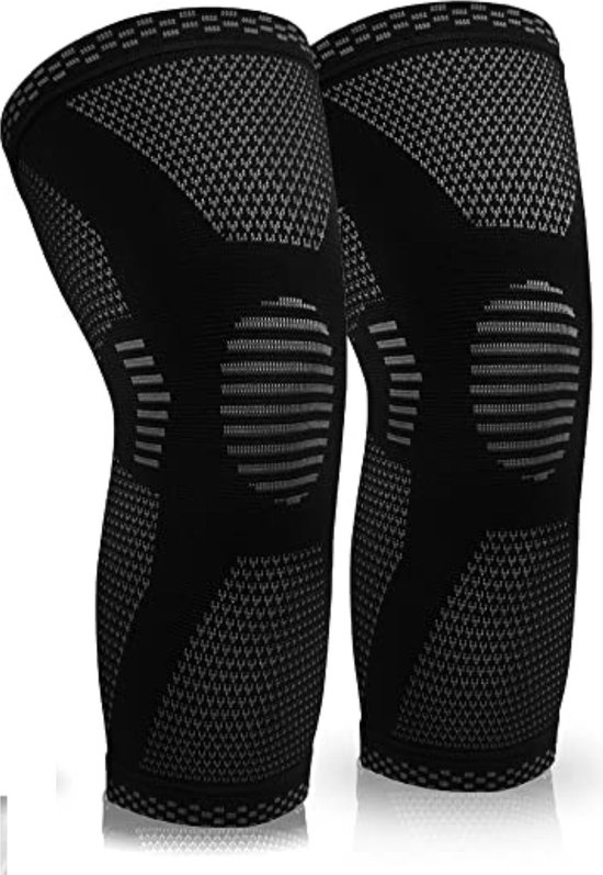 De Millennials kniebrace 1 pair (2 stuks)- Maat XL (59-64cm)- voor dames en heren- orthopedische - nuttig bij herstellen - ACL en artritis- bandage knieën voor hardlopen - wandelen- joggen - sport - volleybal