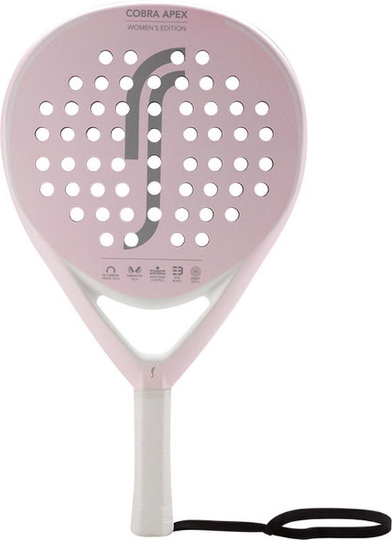Padel racket - RS Padel - Dames - Cobra Apex - Wit Roze