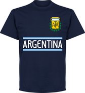 Argentinië Team T-Shirt - Navy - 4XL