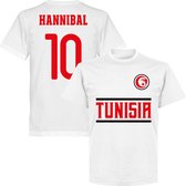 Tunesië Hannibal 10 Team T-Shirt - Wit - XL