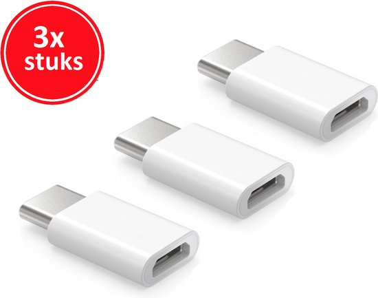 Set van 3 | Staza® Micro-USB naar USB-C adapter | bol.com