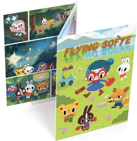Djeco stickers Flying Sofye