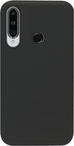 ADEL Siliconen Back Cover Softcase Hoesje Geschikt voor Huawei Y6p - Zwart