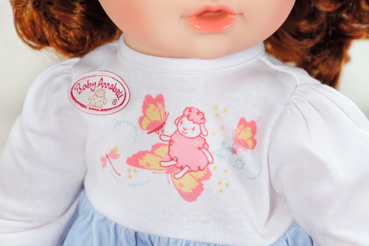 Zapf Creation 709863 Baby Annabell Little Sophia 36cm - weiche Puppe mit langen blonden Haaren, blauen Schlafaugen, inkl. Puppenkleidung