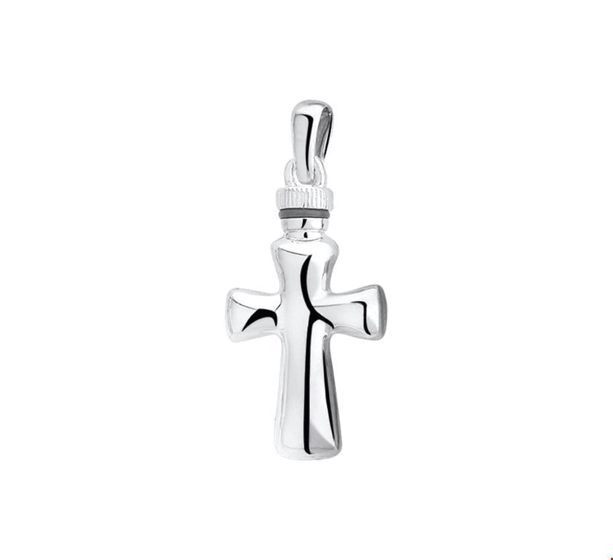 Zilver Gerhodineerde Urnhanger kruis 1312832