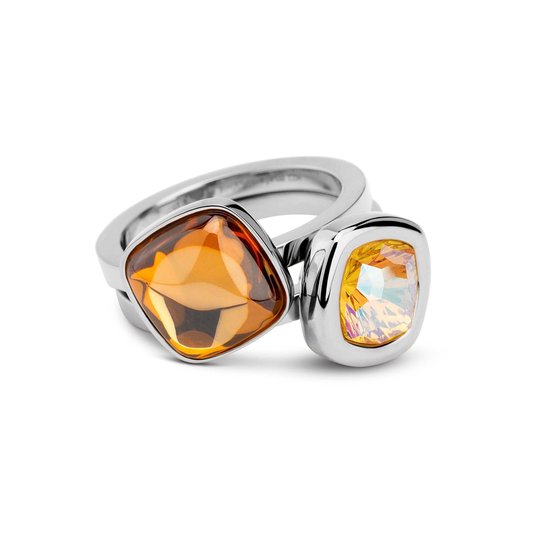 Melano Vivid Bake Love Ringen Set - Zilverkleurig - Dames - Maat 56