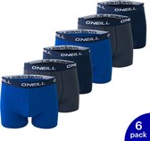 6-Pack O'Neill Basic Heren Boxershorts 900003-4847 - Blauw - Maat XL