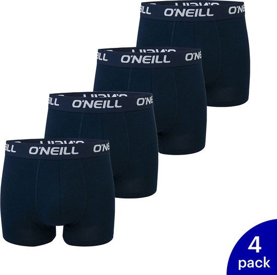 Lot de 4 boxers pour homme O'Neill 901002-4949 - Bleu marine - Taille XXL
