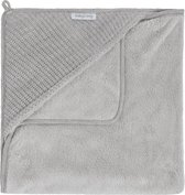 Couverture enveloppante tricotée de Baby's Only - Wrap baby Hope - Gris poussiéreux - 75x75 cm - Convient aux harnais à trois et cinq points