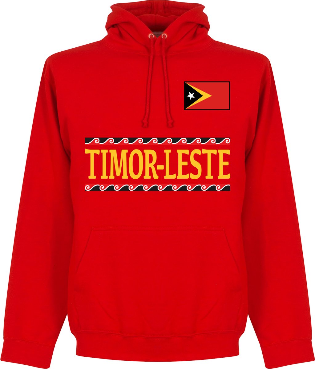 1023x1200.jpg Timor-Leste Team Hoodie - Rood - L - Afbeelding 1