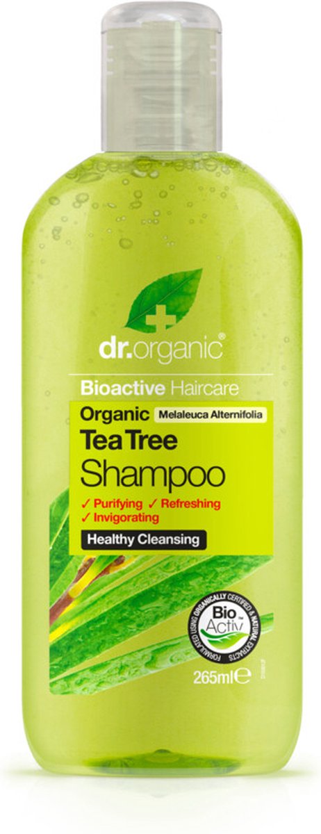 Dr Organic Tea Tree Shampoo BUNDEL (6x 265ml)