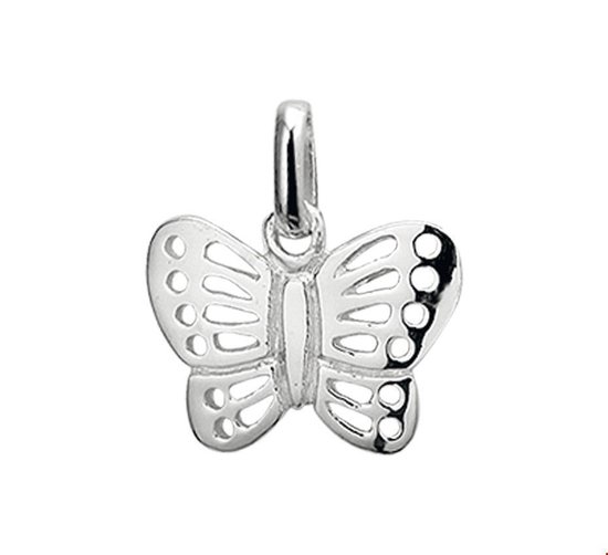 Zilveren Hanger vlinder 1016821