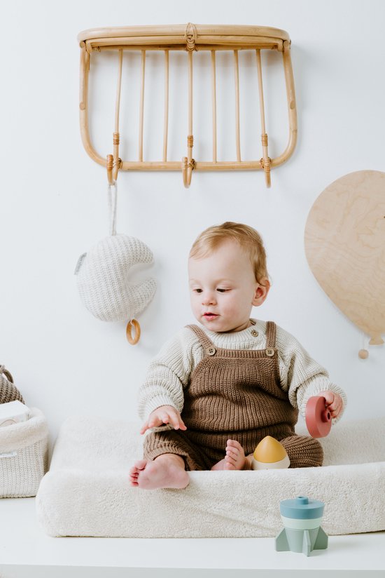 Baby's Only Baby aankleedkussenhoes - Waskussenhoes - Overtrek verzorgingskussen Cozy - Oud Roze - 45x70 cm - Extra zacht — afbeelding 5