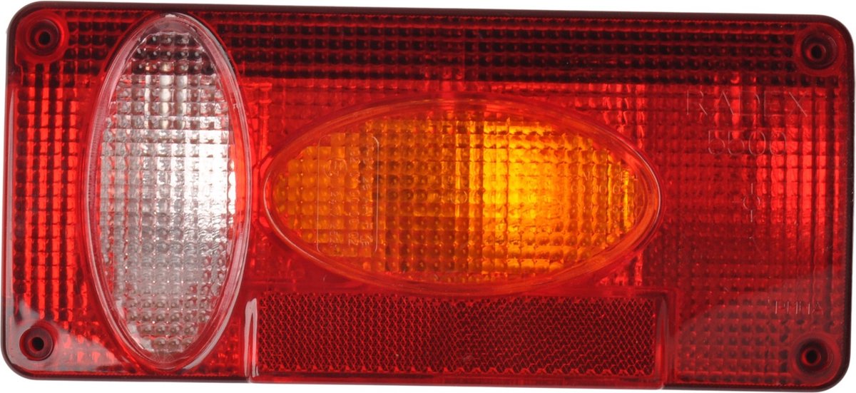 Achterlicht - Radex 5500 - rechts - 216x98x70 mm - losse draad aansluiting