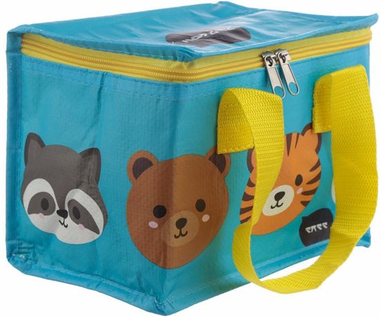 Puckator Kleine lunch/sixpack koeltas - 2 st - Adoramals print - 16 x 14 cm - 4,7 L van Puckator — afbeelding 4