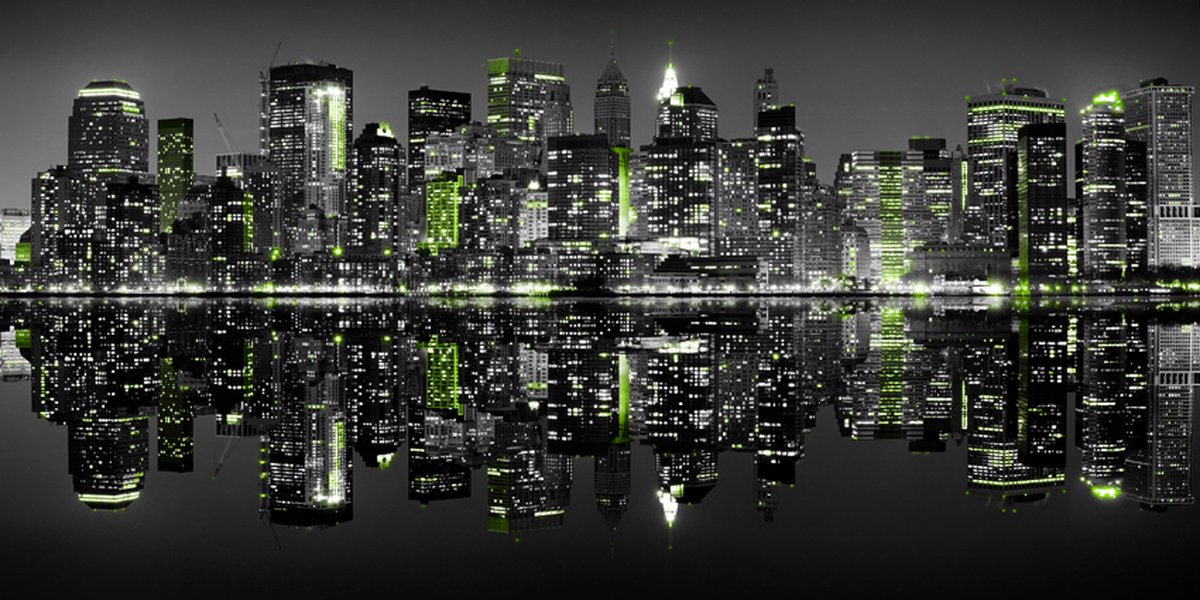 Fotobehang XXL - NYC in slaap.