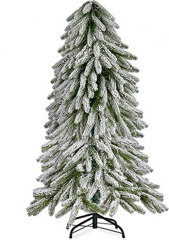 Mini kerstboom decoratief | groen | LED/warm wit | 40cm