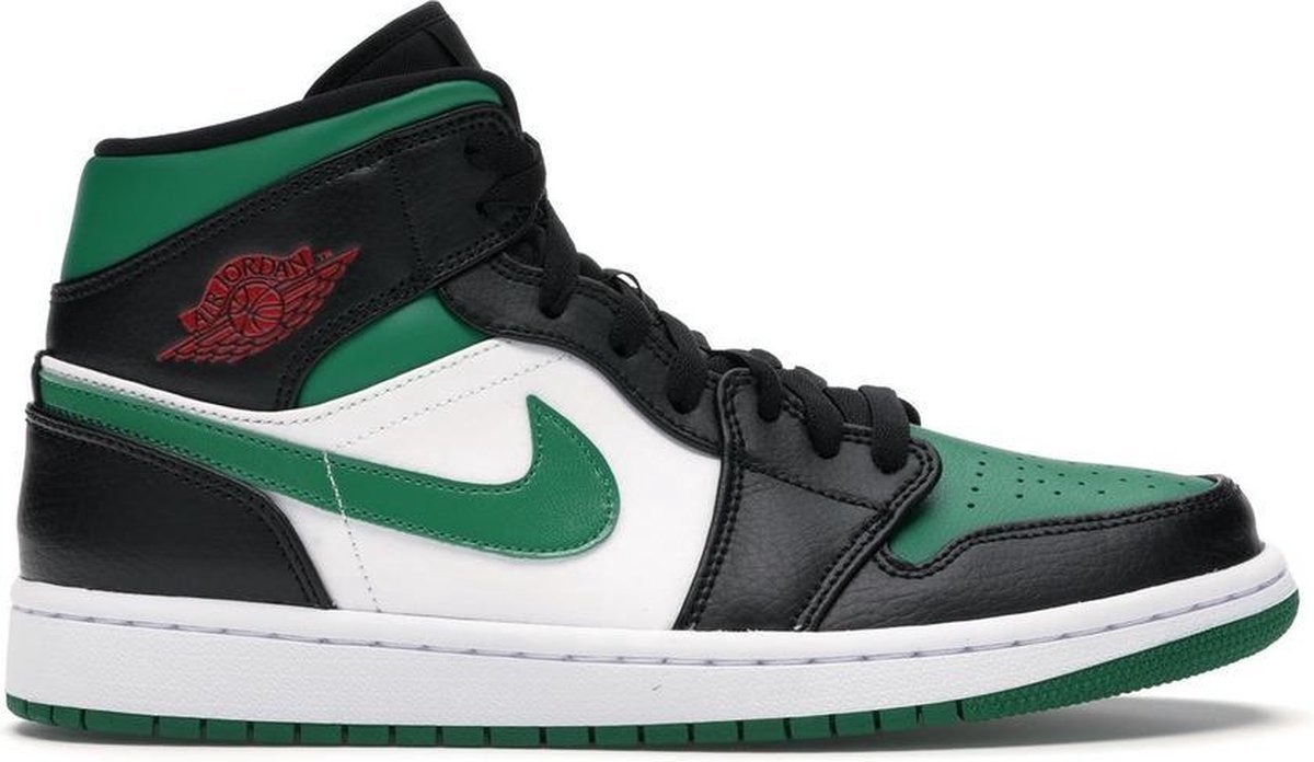 Nike Nike Air Jordan 1 Mid Toe Sneaker 554724-067 Zwart