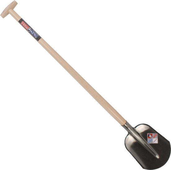Talen Tools - Bats - Maat 000 - Blank gepolijst - Essenhouten steel - 100 cm van Talen Tools — afbeelding 2