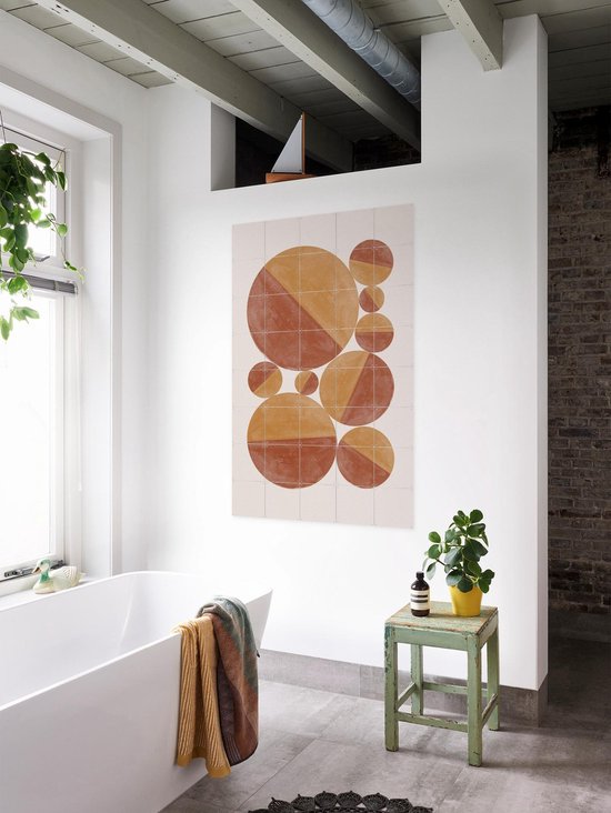 IXXI Burnt Orange Bols - Décoration murale - Abstrait - 80 x 60 cm