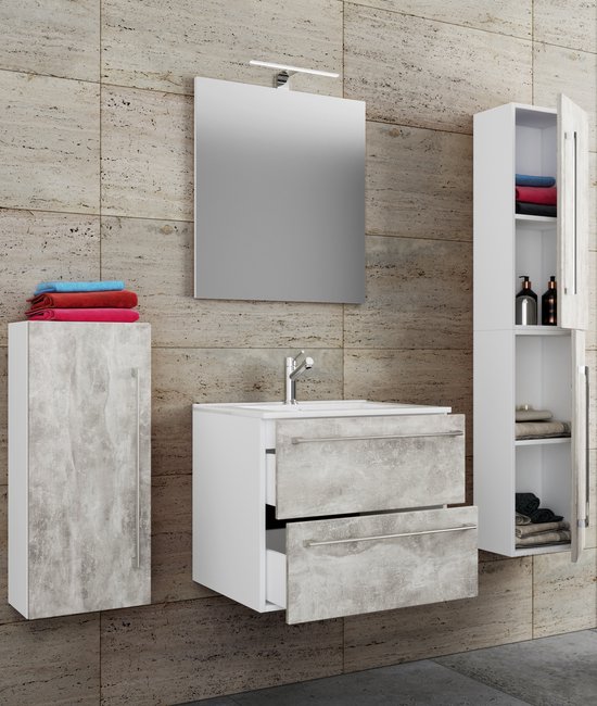 Ensemble De Meubles De Salle De Bain 60 Meubles De Salle De Bain Avec Lavabo Et 1 Meuble En 96682806