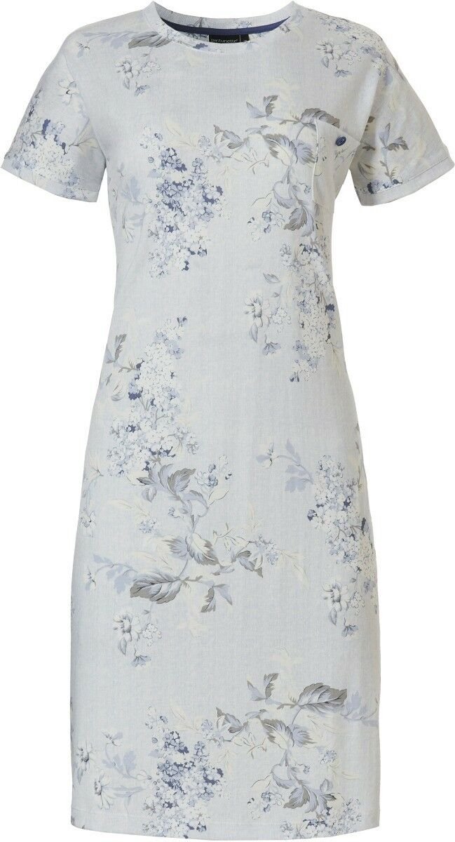 Pastunette Deluxe - In to Blue - Dames Nachthemd - Blauw - Maat 42