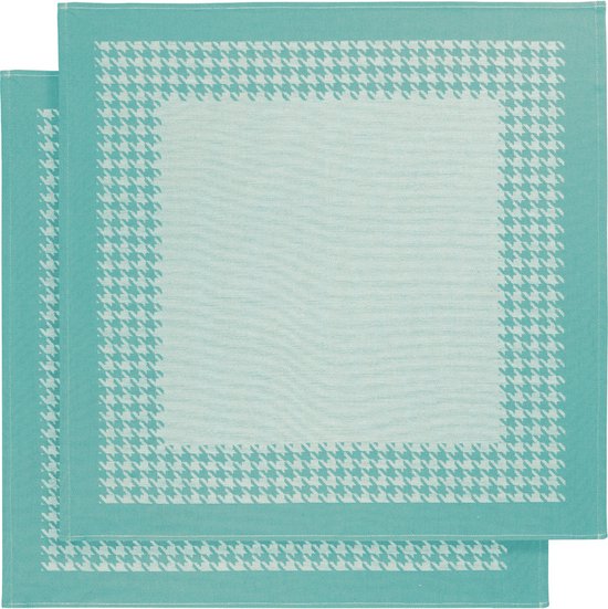 Theedoek - Blok - 65 CM - Blauw - Betra - 2020076
