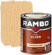 Rambo Vloer Olie Transparant Mat Kleurloos 0000-0,75 Ltr