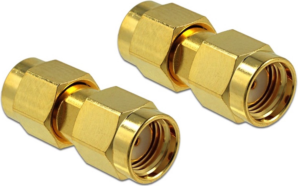 RP-SMA (m) - RP-SMA (m) koppelstuk - 50 Ohm