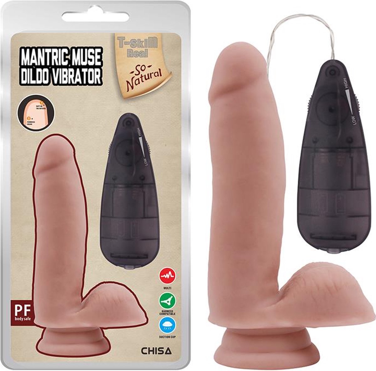 Realistic Vibrating Dildo Mantric Muse 6.8