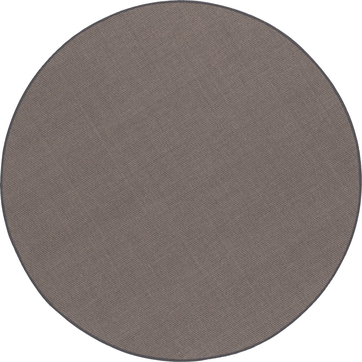 Snapstyle Vloerkleed Sisal Natuur Rond Grijs Beige