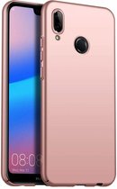 Ultra thin Huawei P20 Lite case - roze + gratis glazen Screenprotector