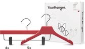 YourHanger Kids hanger box rode - 5 stuks - 9 stuks