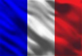 Fotobehang French Flag France | XXL - 312cm x 219cm | 130g/m2 Vlies