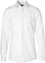 VENTI modern fit smoking overhemd - mouwlengte 72 cm - popeline - beige - Strijkvriendelijk - Boordmaat: 43