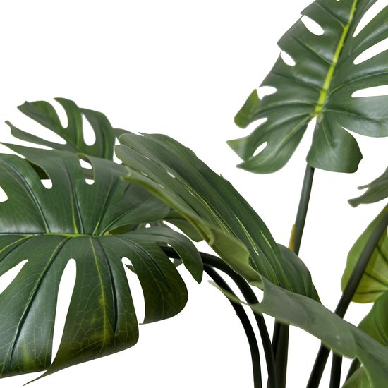 Kopu® Plante Artificielle Séparation Philodendron 105 cm - Extra pleine avec 42 feuilles