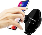 Auto Qi Draadloze oplader Infraroodsensor Auto Lock Ontluchter Telefoonhouder voor iPhone XS Max Samsung Galaxy S10 Plus Smart Phone Qi-compatibele apparaten