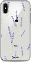 Casetastic Apple iPhone X / iPhone XS Hoesje - Softcover Hoesje met Design - Wonders of Lavender Print