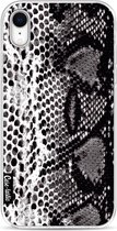 Casetastic Apple iPhone XR Hoesje - Softcover Hoesje met Design - Snake Print