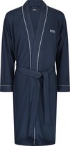 HUGO BOSS heren ochtendjas (dun) - kimono - blauw -  Maat: L