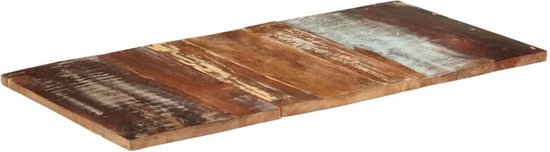 Tafelblad met natuurlijke rand 110x60x2,5 cm massief
