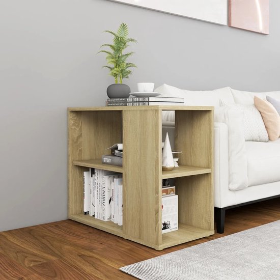 Furniture Limited - Meuble d'appoint 60x30x50 cm aggloméré chêne sonoma  coloré | bol.com