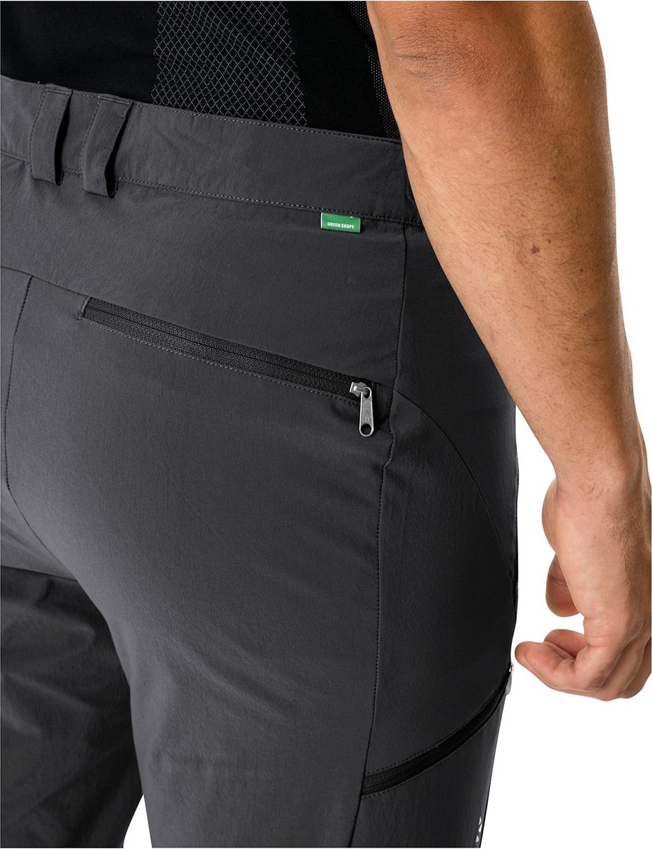 Vaude Farley Stretch T-zip Iii Broek Regular Man Zwart