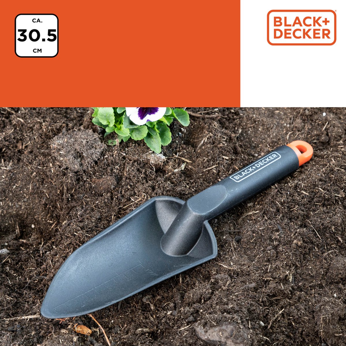 Ronde tuinschep met diepe bodem en een lengte van 285 cm - zwart | bol Ronde tuinschep met diepe bodem en een lengte van 285 cm - zwart | bol