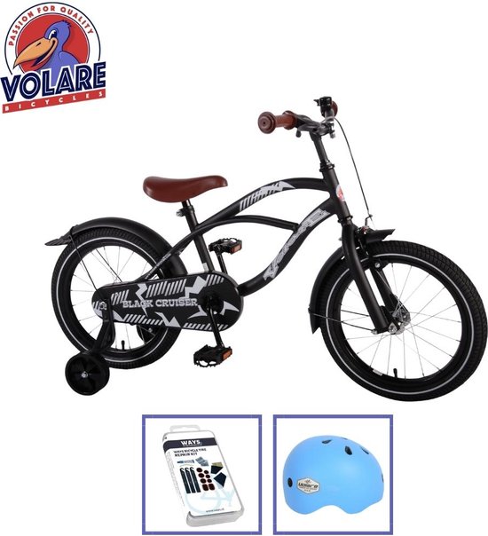 Vélo moto enfant Volare - garçon - 12 po - orange - assemblé à 95 %