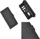 Pearlycase Hoes Wallet Book Case Zwart voor Sony Xperia 10